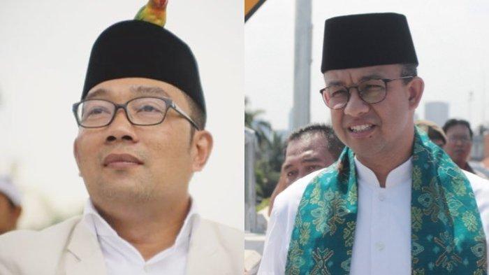 Ridwan Kamil dan Anies Baswedan (Foto: Tribunnews.com)