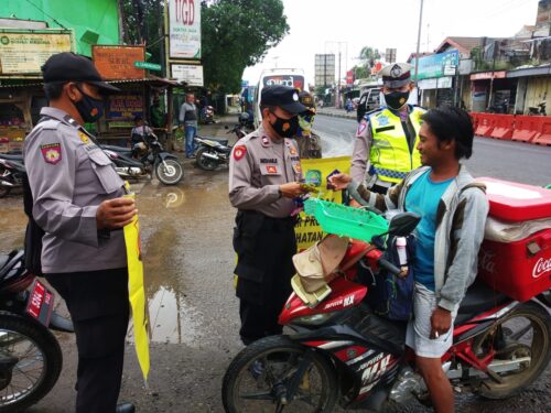 Polsek Pusanagara gencar lakukan Operasi Yustisi (Foto: Deny Suhendar/dara.co.id)