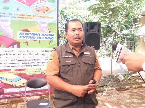 Kepala Pelaksana Harian (Kalakhar) BPBD Kabupaten Bandung, Akhmad Djohara