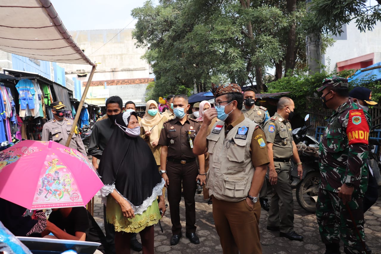 Kegiatan Monitoring PPKM yang di ikuti seluruh Forkopimda Kabupaten Cirebon (Foto: Bambang Setiawan/dara.co.id)