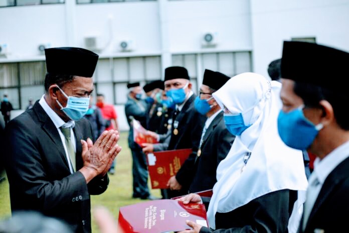 Kang Jimat melantik sejumlah pejabat di Kemenag Subang (Foto: Istimewa)