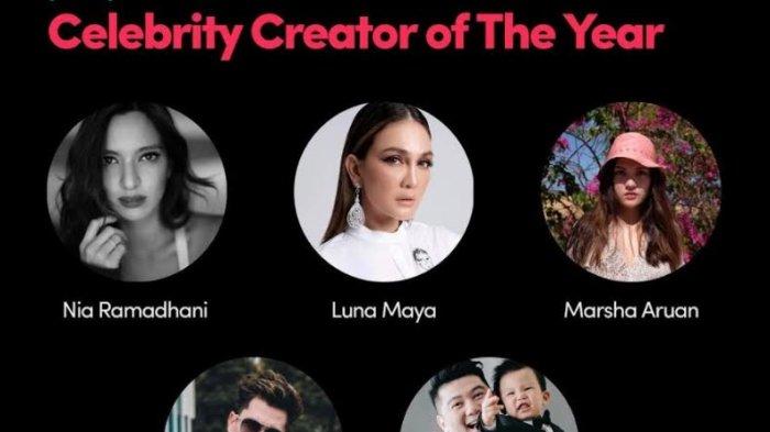 Luna Maya dan Nia Ramadhani bersaing merebur TikTok Award 2020) (Foto : Tribunnews.com)