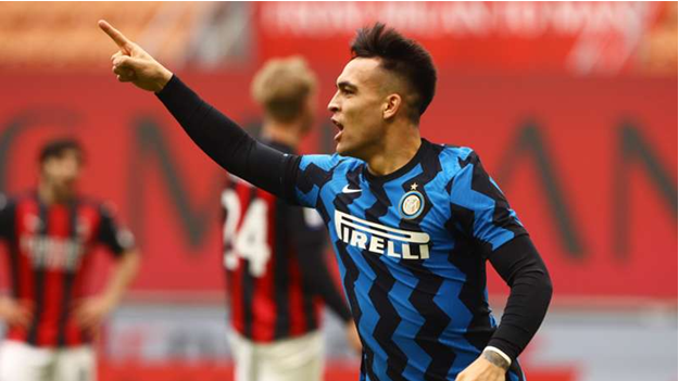  (Lautaro Martinez ; Inter Milan) (dazn.com)