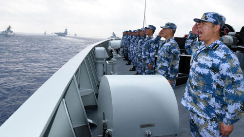 
China semakin geram karena armada tempur Amerika terus bercokol di kawasan Laut Natuna Utara yang diklaim Negeri Tirai Bambu tersebut.(Foto : Minangkabaunews)