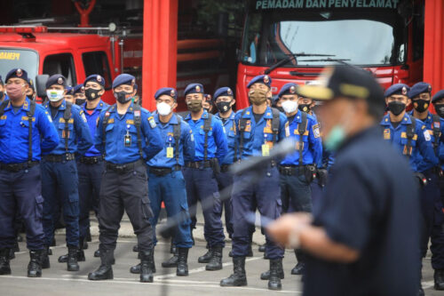 Wali Kota Bandung, Oded M Danial saat, di Markas Dinas Kebakaran dan Penanggulangan Bencana Kota Bandung (Foto: Avila/dara.co.id)