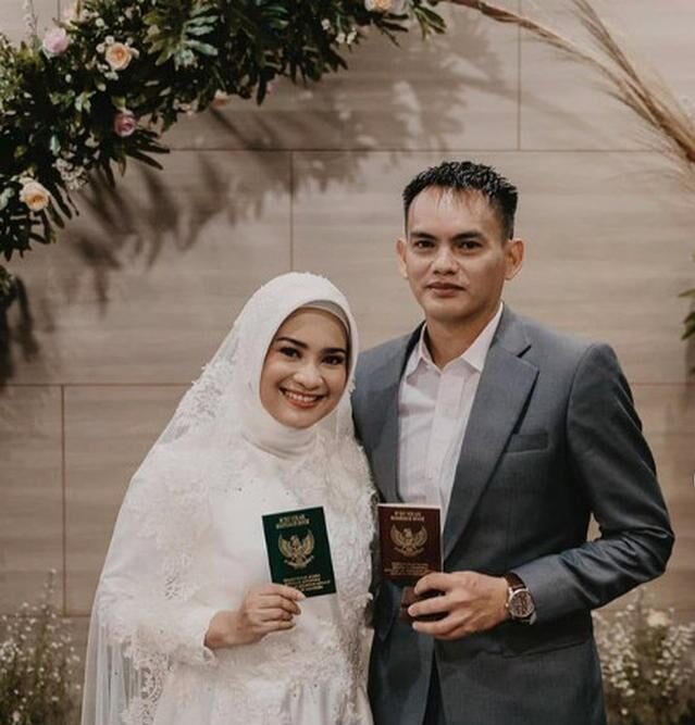 Ikke Nurjanah akhirnya menikah dengan Karlie Fu (Foto : Liputan6.com)
