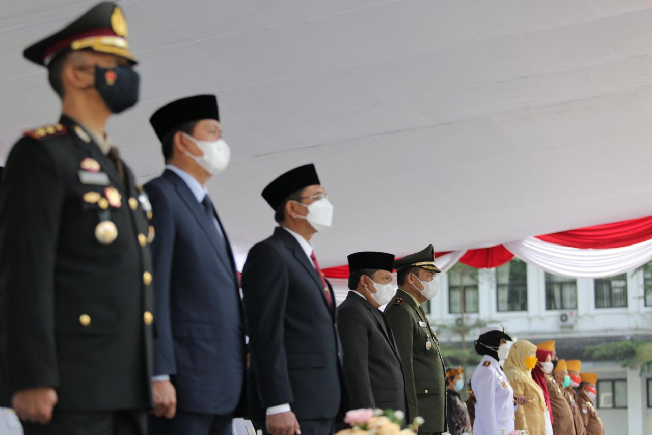 Upacara memperingati Bandung Lautan Api (Foto: Istimewa)