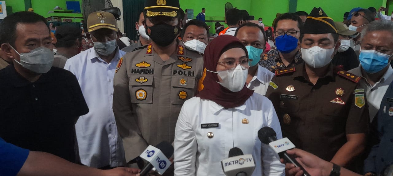 Bupati Nina ingatkan masyarakat stop sebar hoaks terkait kebakaran kilang Balongan (Foto: Istimewa)