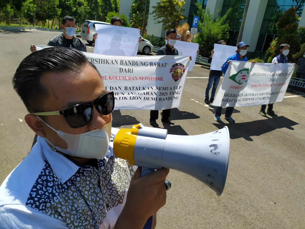 Forum Bandung Utara gelar demo sampaikan tiga  tuntutannya (Foto: Istimewa)