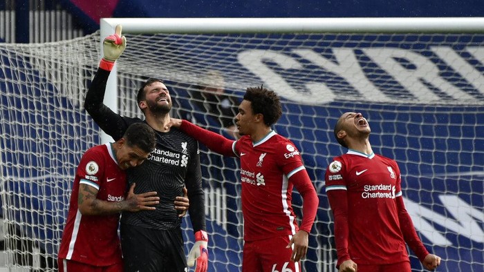 
Liverpool menang 2-1 atas West Bromwich Albion di Stadion The Hawthorns, Minggu (16/5/2021).(Foto : detiksport)
