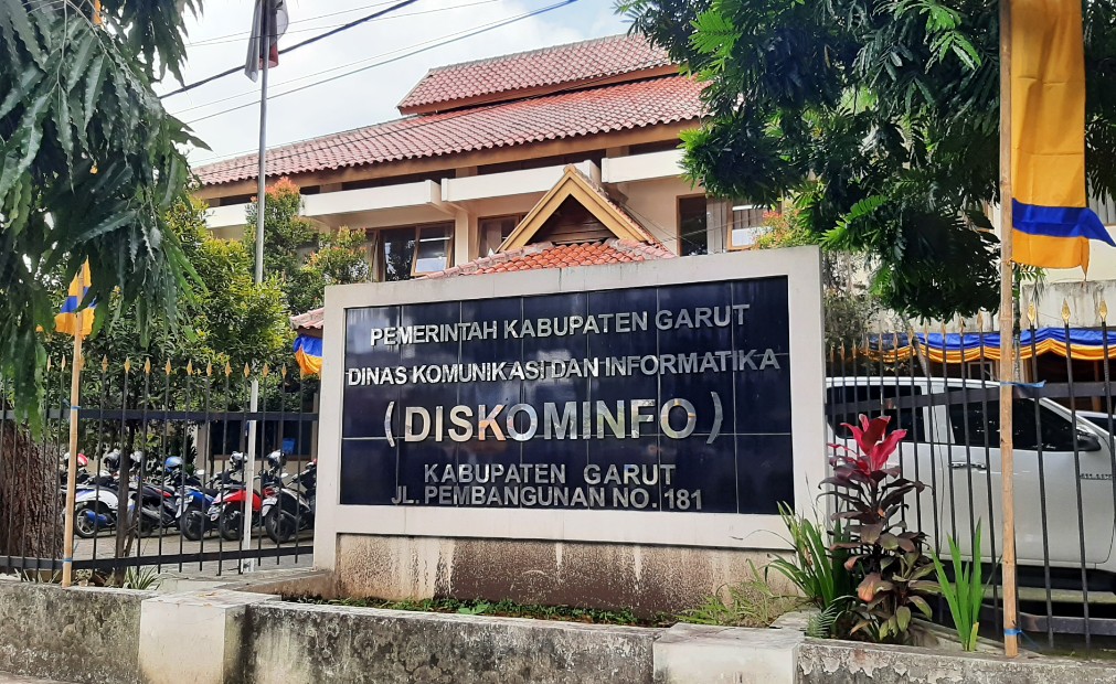 Kantor Diskominfi Kabupaten Garut (Foto : wartasatu)