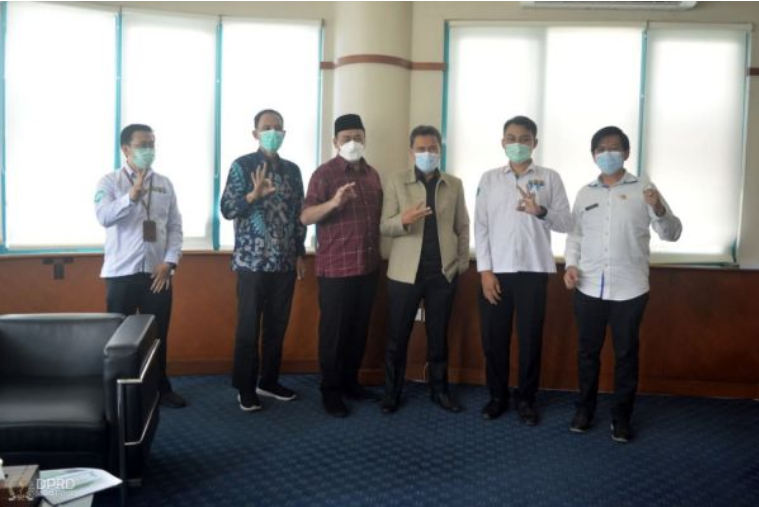 Komisi III DPRD Provinsi Jawa Barat lakukan kunjungan kerja dalam rangka evaluasi kinerja mitra kerja komisi sampai dengan triwulan I tahun 2021, Rabu (16/06/2021). (Foto : Addy / Humas DPRD Jabar).