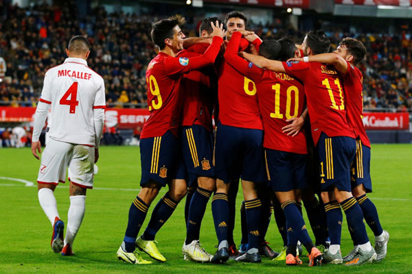 Timnas Spanyol (Foto: Bola-Bisnis.com)