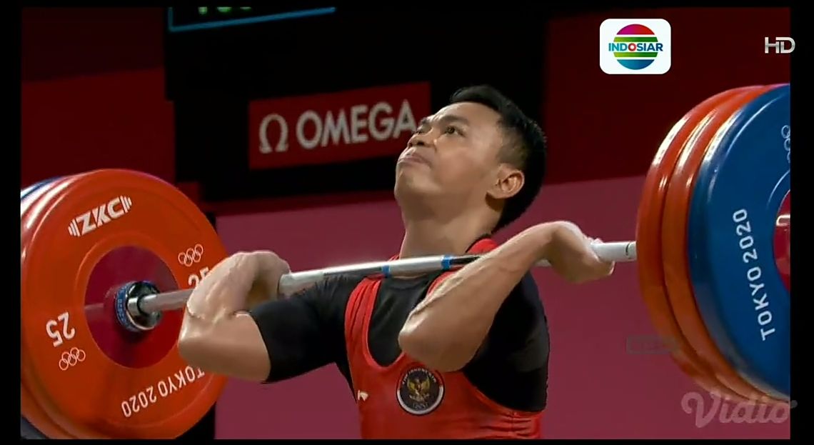 
Lifter Indonesia Eko Yuli Irawan, berhasil meraih perak pada kelas 61 kg.(Foro: istimewa)

