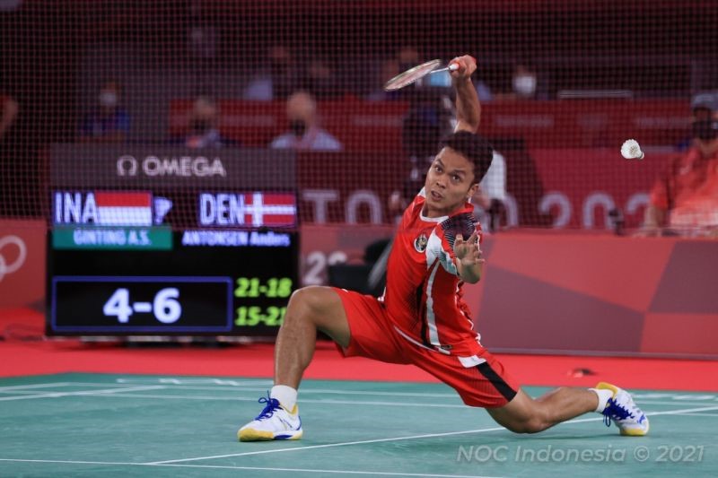 Anthony Ginting (Foto: Okezone Sport)