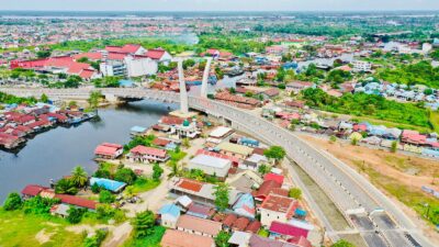 Jembatan Sei Alalak di Kalsel (Foto: Humas Kementerian PUPR)
