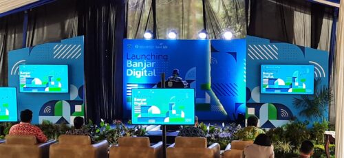 Walikota Banjar Ade Uu Sukaesih Saau menghadiri Launching Banjar Digital. (Foto:Bayu/dara.co.id)