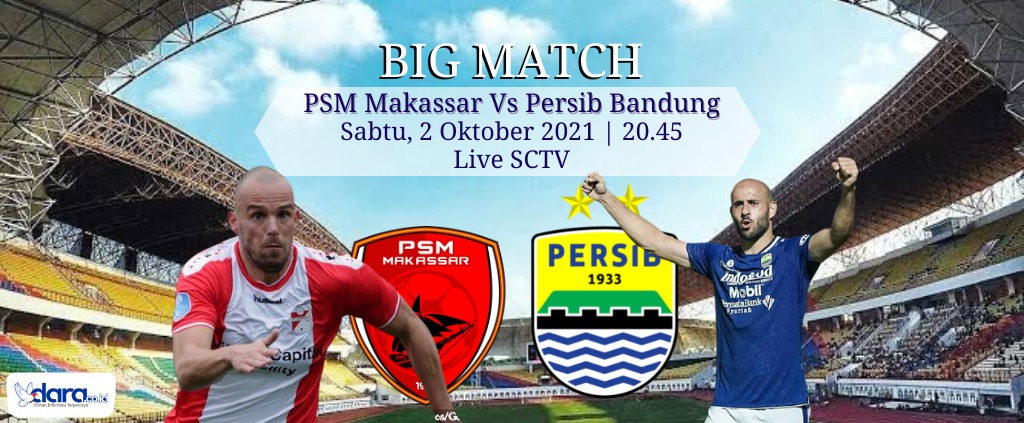 Jadwal BRI Liga 1 2021-2022 Sabtu (2/10/2021) menyajikan big match Persib Bandung vs PSM Makasar di Stadion Wibawa Mukti, Bekasi, dan tayang via siaran langsung Indosiar maupun live streaming Vidio mulai jam 19.00 WIB. (Foto: amel/dara.co.id)
