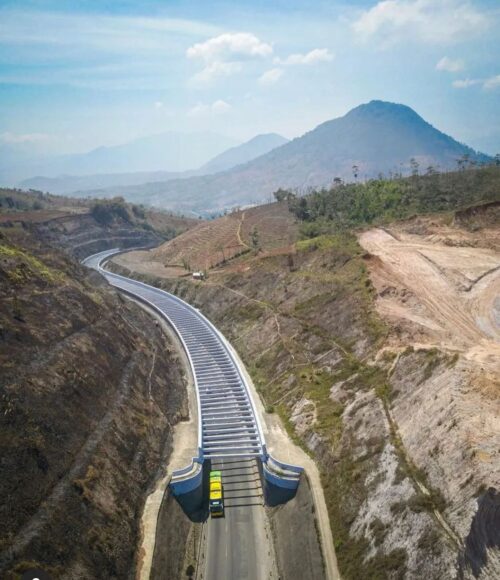 Terowongan Lingkar Nagreg (tangkapan layar #Bandungbanget)
