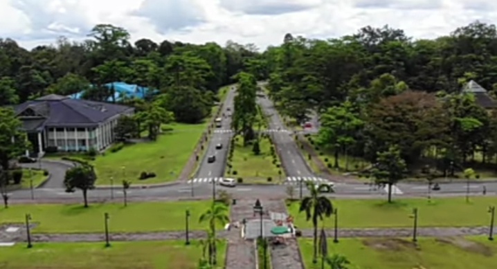 Kuala Kencana yang nantinya dijadikan tempat perlombaan lari maraton dan jalan cepat PON XX Papua. (Foto: Humas PPM/Jimi Rungkat)
