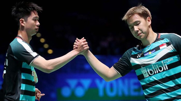 Ganda putra andalan Indonesia, Marcus Fernaldi Gideon/Kevin Sanjaya Sukamuljo bakal diistirahatkan kala menghadapi Taiwan di laga terakhir Grup A Piala Thomas 2021, Rabu (13/10/2021) siang WIB.(Foto: ist)
