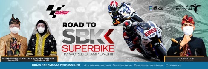 World Superbike (WSBK) akan digelar 19-21 November 2021 di Mandalika, NTB. (Foto:Dispar NTB)