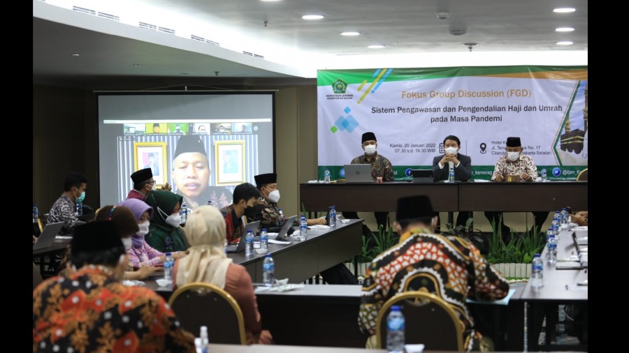 FGD Pengawasan dan Pengendalian Haji dan Umrah di masa pandemi (Foto: Kemenag)