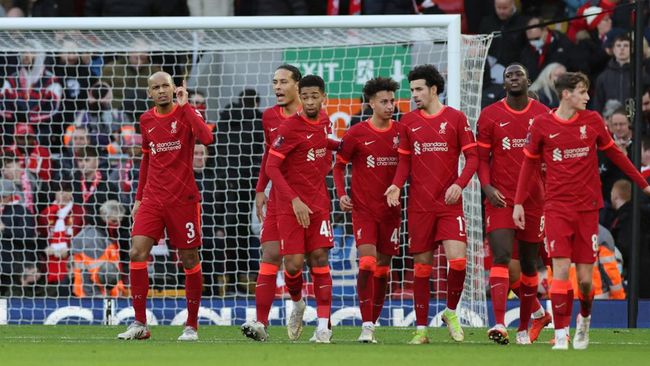 

Liverpool mampu menang 3-1 di kandang Crystal Palace, Sellhurst Park, Minggu (23/1/2022).(Foto: CNNIndonesia)
