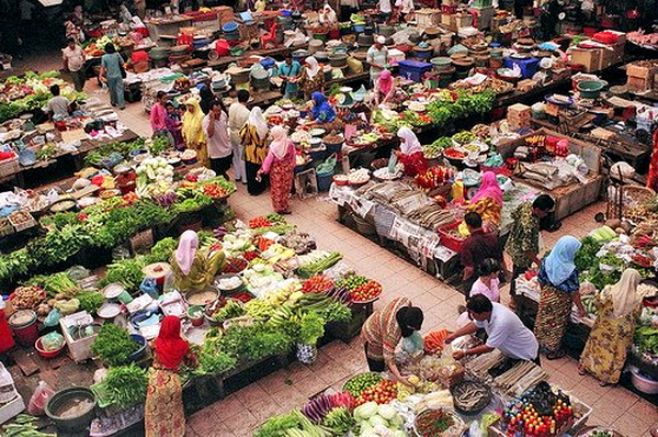 Ilustrasi pasar rakyat (Foto: kabarbisnis.com)