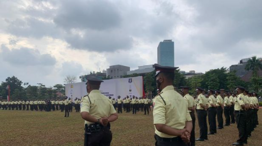 Seragam baru satpam (Foto: Mulia Budi/detikcom)

