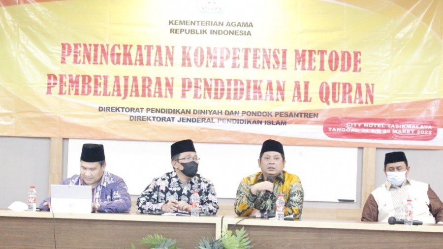 Workshop Peningkatan Kompetensi Metode Pembelajaran Al-Qur’an (Foto: Kemenag)