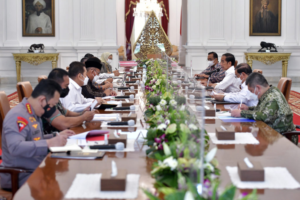 Presiden Jokowi saat memimpin Ratas, Selasa (31/05/2022), di Istana Merdeka, Jakarta. (Foto: Humas Setkab/Rahmat)

