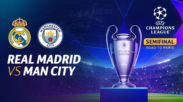 
Big Match Liga Champions 2022 bakal terjadi di Stadion Bernabeu, Kamis (5/5/2022) dini hari nanti. Real Madrid bakal menjamu Manchester City pada leg 2 semifinal Liga Champions. (Foto: Video.com)