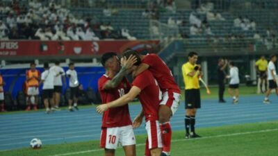 Timnas Indonesia sukses mengalahkan tuan rumah Kuwait 2-1, pada laga perdanan Kualifikasi Piala Asia 2023 di Stadion Internasional Jaber Al-Ahmad, Kuwait City, Rabu (8/6/2022) malam WIB. (Foto: PSSI)
