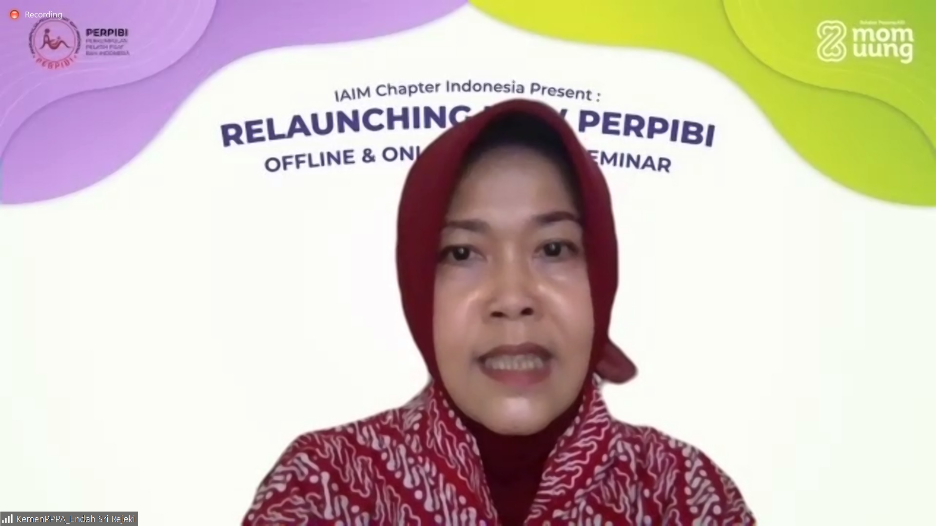 Plt. Asisten Deputi Pemenuhan Hak Anak atas Kesehatan dan Pendidikan Kementerian Pemberdayaan Perempuan dan Perlindungan Anak (KemenPPPA), Endah Sri Rejeki (Foto: Kemen PPPA)