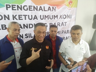 Ketua Carateker KONI KBB, Agus Salide (Foto: heny/dara.co.id)