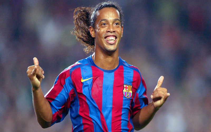 Bintang sepakbola dunia Ronaldinho (Foto: The Sun/iNews)