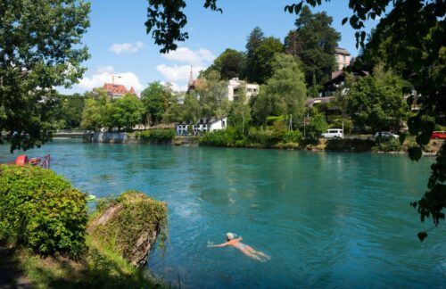 Sungai Aare di Kota Bern, Swiss (Credit: Joel Carillet/jabarekspres)