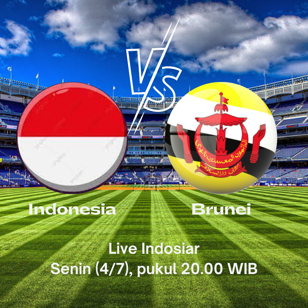 
Timnas Indonesia U-19 wajib menang saat melawan Brunei Darussalam pada pertandingan kedua Grup A Piala AFF U-19 2022, di Stadion Patriot Candrabhaga, Bekasi, Senin (4/7), pukul 20.00 WIB. (Desain Foto : DSR/dara.co.id)