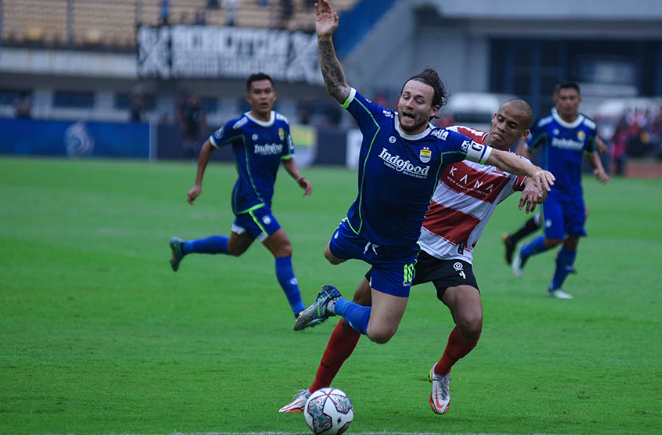 Marc Klok dkk gagal memanfaatkan keunggulan © PERSIB.co.id/Amandeep Rohimah