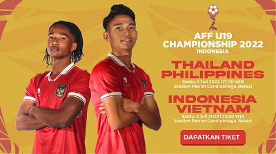 
Timnas Indonesia akan mengawali Piala AFF U-19 melawan Timnas Vietnam, di Stadion Patriot Candrabhaga Sabtu malam (2/7/2022), mulai pukul 20.30 WIB. (Foto: PSSI)