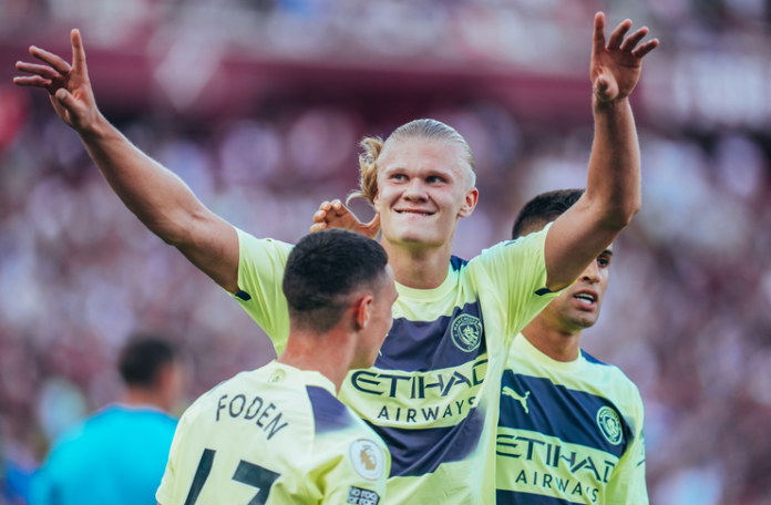 
 Debut Manis Erling Haaland di Manchester City (Foto: istimewa)