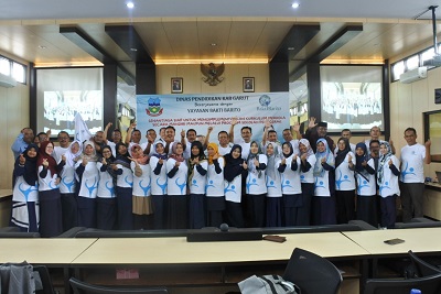 
Disdik Garut bersama Yayasan Bakti Barito gelar Bimbingan Teknis Implementasi Kurikulum Merdeka di Kantor Disdik Garut, Jalan Patriot, Kecamatan Tarogong Kidul, Kabupaten Garut, Selasa (2/8/2022).(Foto: andre/dara.co.id)
