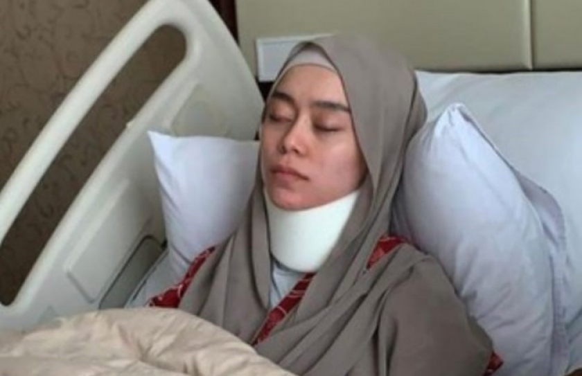 Lesti Kejora menjalani perawatan di rumah sakit seusai mengalami KDRT yang dilakukan Rizky Billar. (Foto: PMJ News/Istimewa)