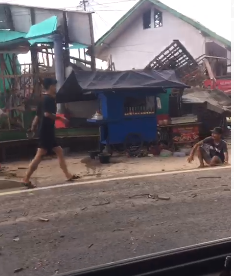 Gempa bumi dengan Magnitudo 5,6 yang mengguncang wilayah barat daya Kabupaten Cianjur, Jawa Barat, Senin (21/11/2022), sekitar pukul 13.30 WIB. (Foto: tangkapan layar IG)
