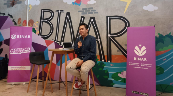 Seto Lareno, Cofounder BINAR saat Mengisi Fincourage Forum (Foto: Istimewa)