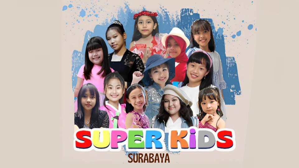 Para artis penyanyi cilik pengisi album lagu Surabaya Superkids Kelas 1. (Dok. Senada Digital)