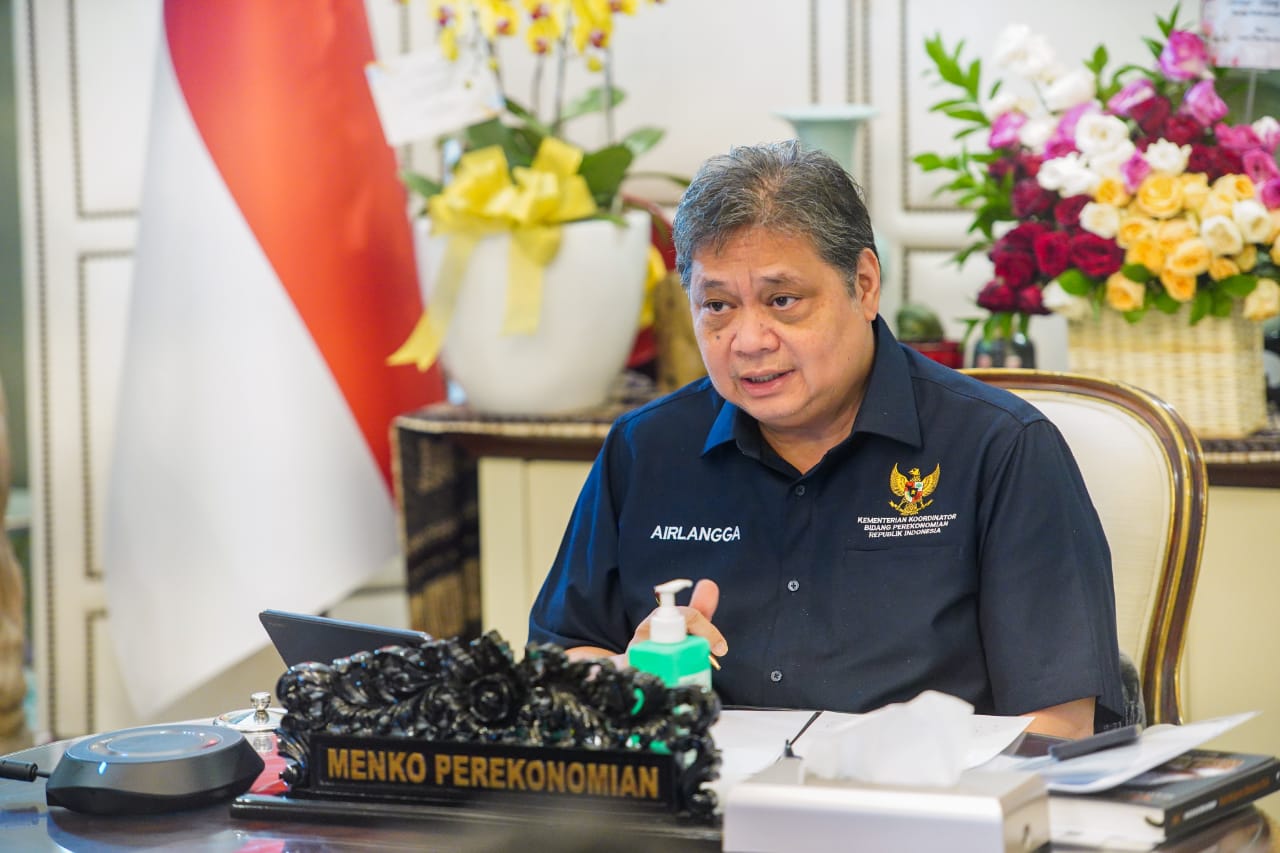 Menteri Koordinator Bidang Perekonomian Airlangga Hartarto (Foto: Humas Ekon)