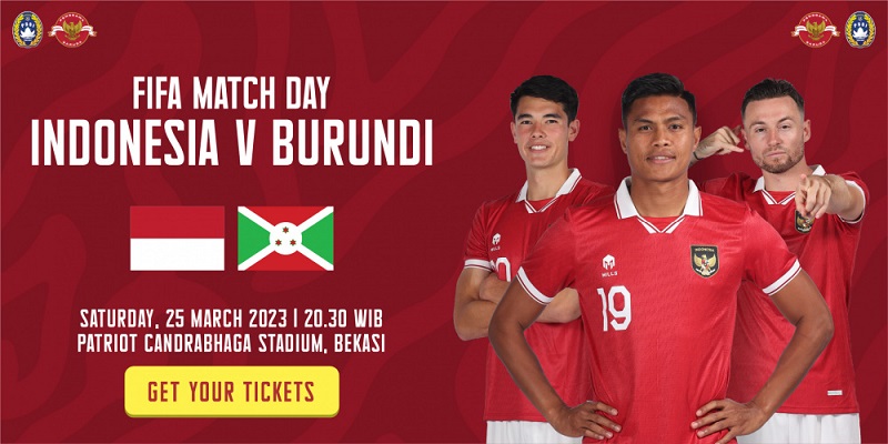 FIFA Matchday Timnas Indonesia vs Burundi digelar di Stadion Patriot Candrabhaga, Bekasi, pada Sabtu (25/3/2023) pukul 20.30 WIB. (Foto: PSSI)
