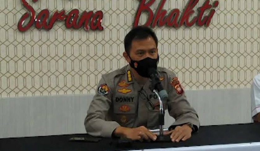 Kasatgas Humas Operasi Damai Cartenz 2023, Kombes Pol Donny Charles Go saat memberikan keterangan pers. (Foto: Dok PMJ News)